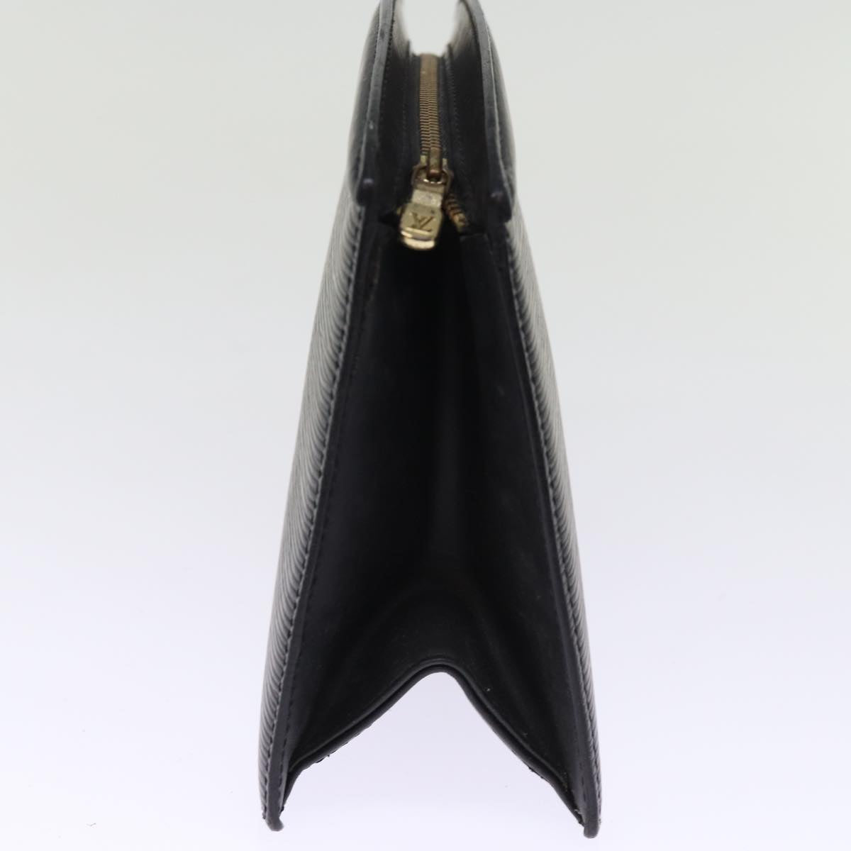 LOUIS VUITTON Epi Trousse Crete Clutch Bag Black M48402 LV 75464