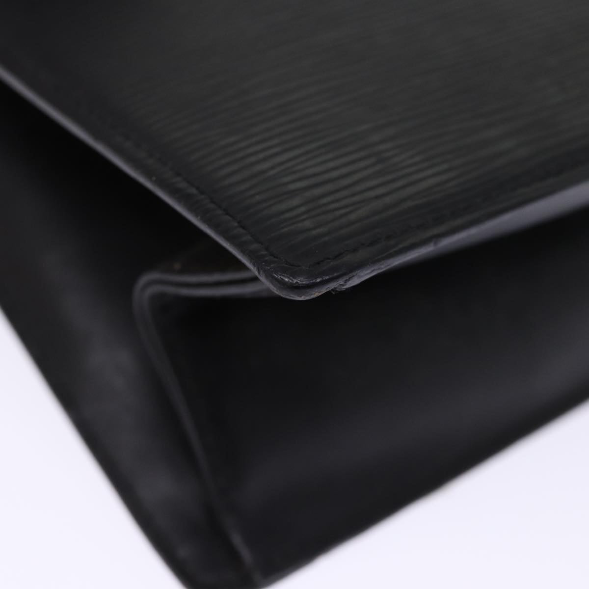 LOUIS VUITTON Epi Trousse Crete Clutch Bag Black M48402 LV 75464