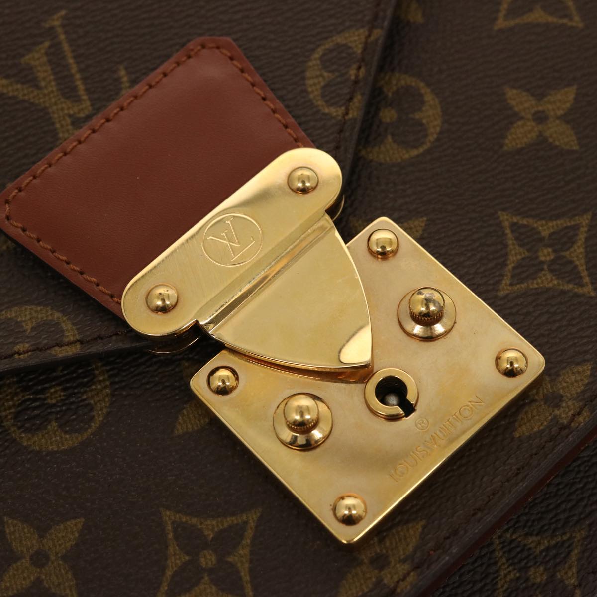 LOUIS VUITTON Monogram Monceau 28 Hand Bag 2way M51185 LV 75470