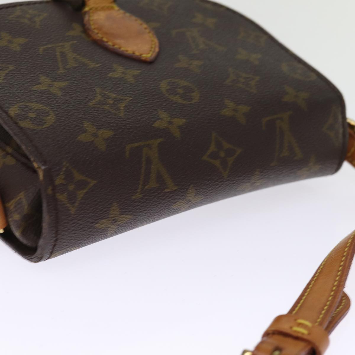 LOUIS VUITTON Monogram Saint Cloud MM Shoulder Bag Vintage M51243 LV 75473