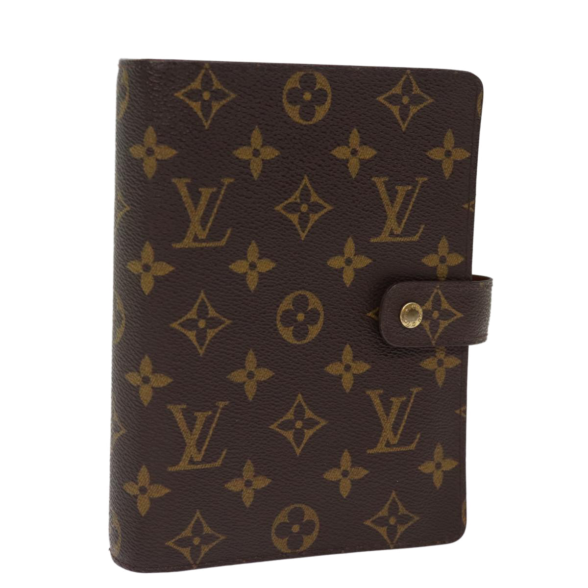LOUIS VUITTON Monogram Agenda MM Day Planner Cover R20105 LV 75477