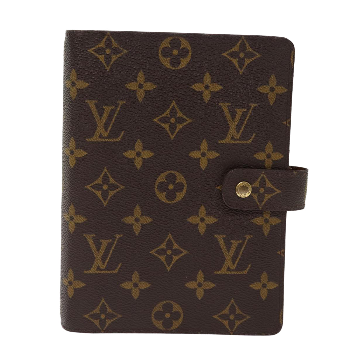 LOUIS VUITTON Monogram Agenda MM Day Planner Cover R20105 LV 75477