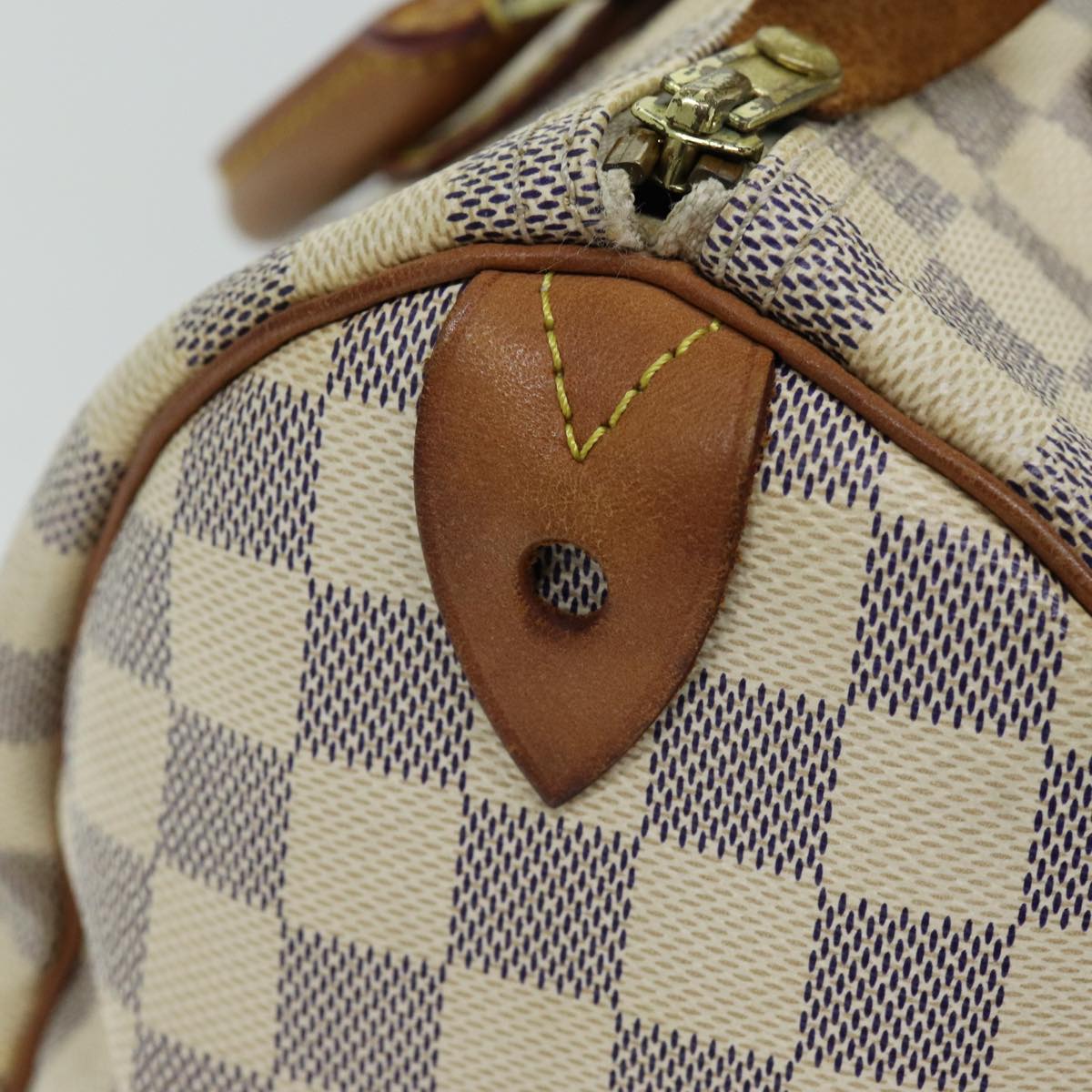LOUIS VUITTON Damier Azur Speedy 30 Hand Bag N41533 LV 75483