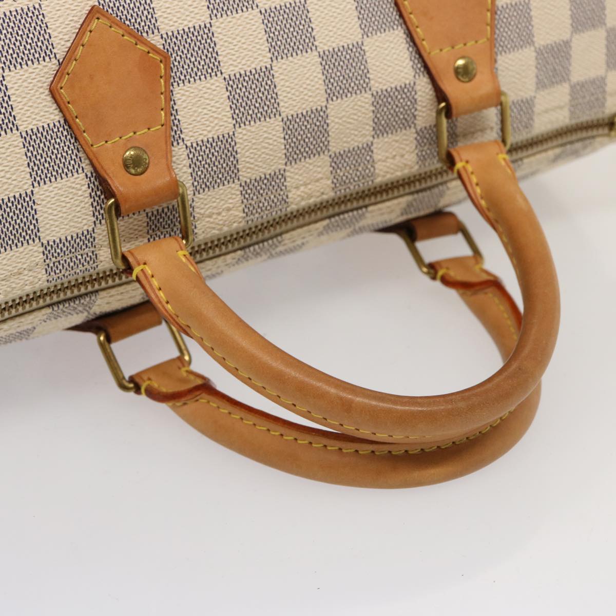 LOUIS VUITTON Damier Azur Speedy 30 Hand Bag N41533 LV 75484