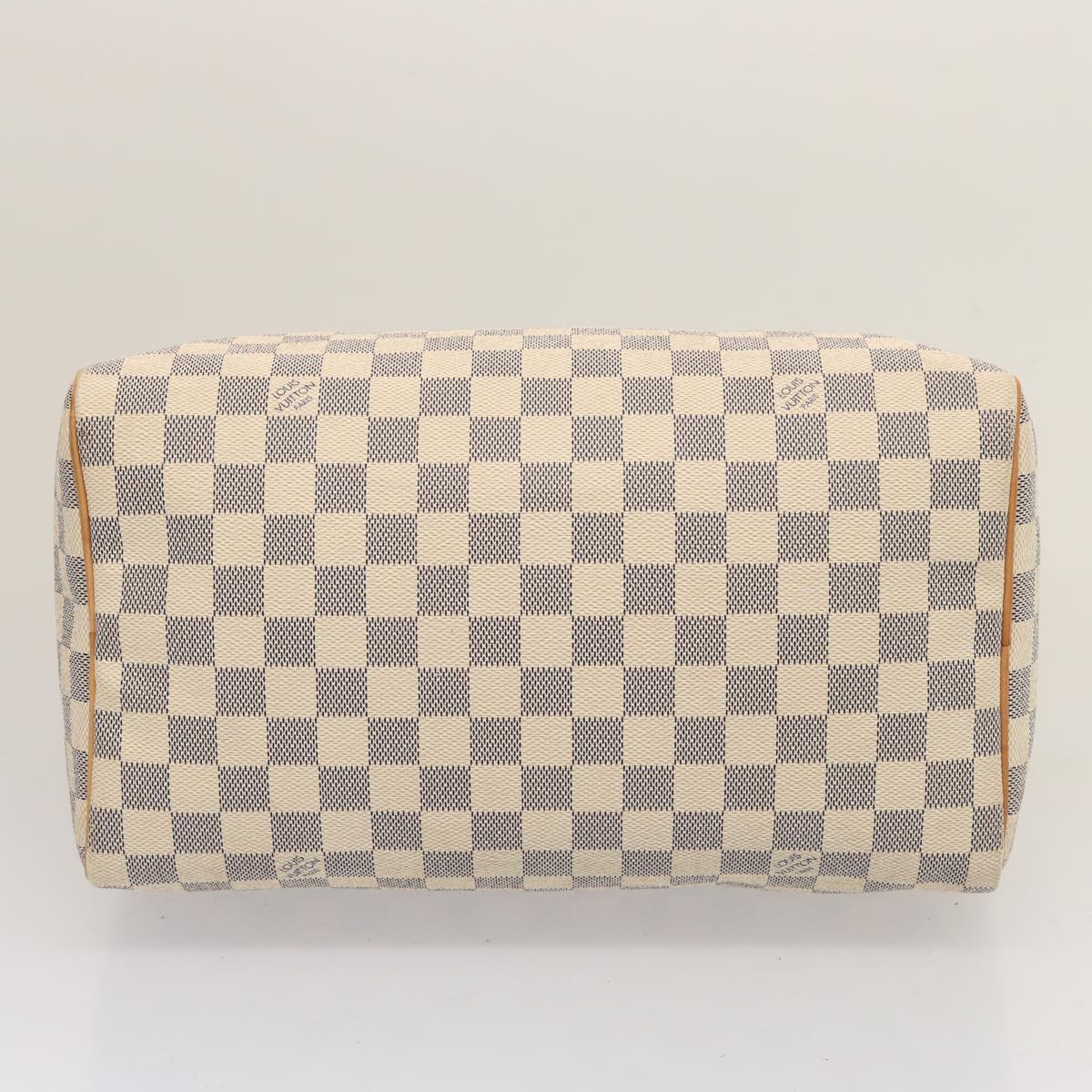 LOUIS VUITTON Damier Azur Speedy 30 Hand Bag N41533 LV 75484