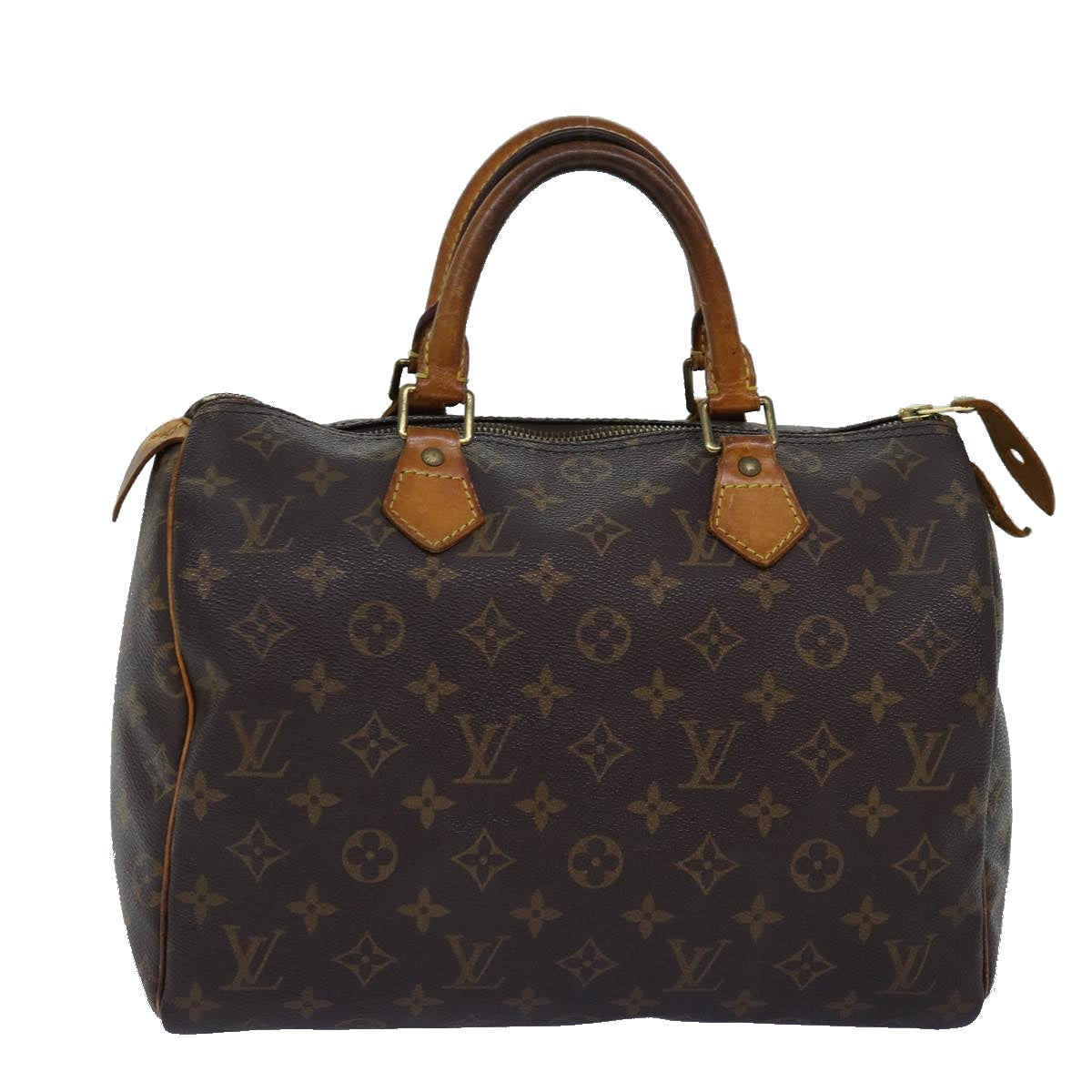 LOUIS VUITTON Monogram Speedy 30 Hand Bag M41526 LV 75485