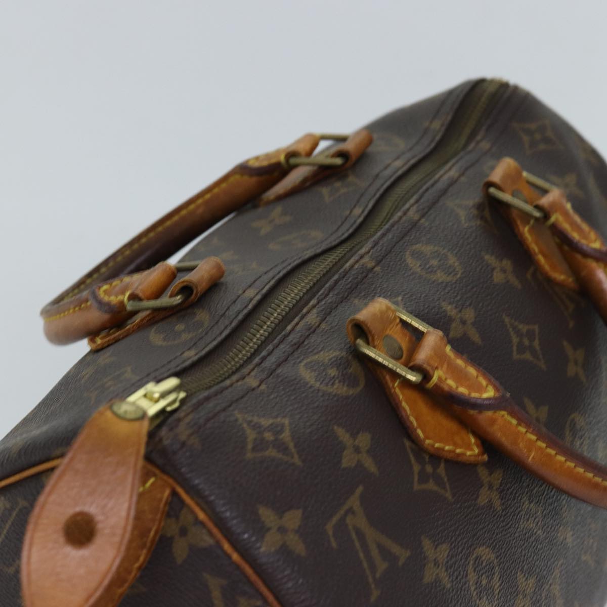 LOUIS VUITTON Monogram Speedy 30 Hand Bag M41526 LV 75485