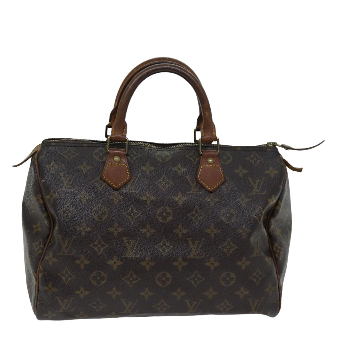 LOUIS VUITTON Monogram Speedy 30 Hand Bag M41526 LV 75486