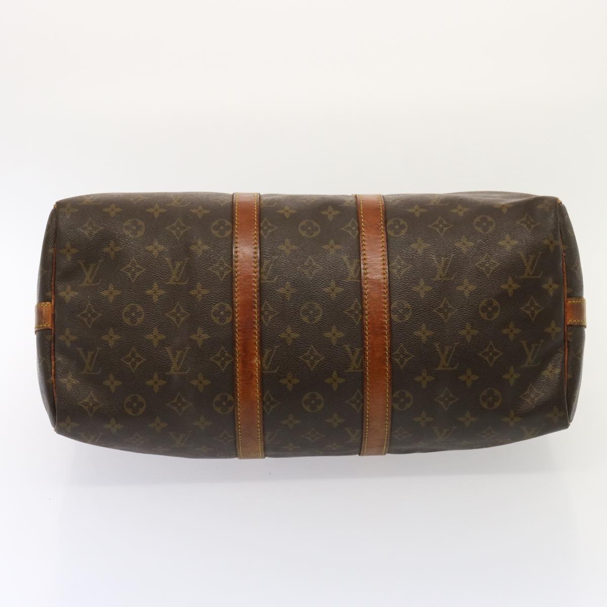 LOUIS VUITTON Monogram Keepall Bandouliere 45 Boston Bag M41418 LV 75488