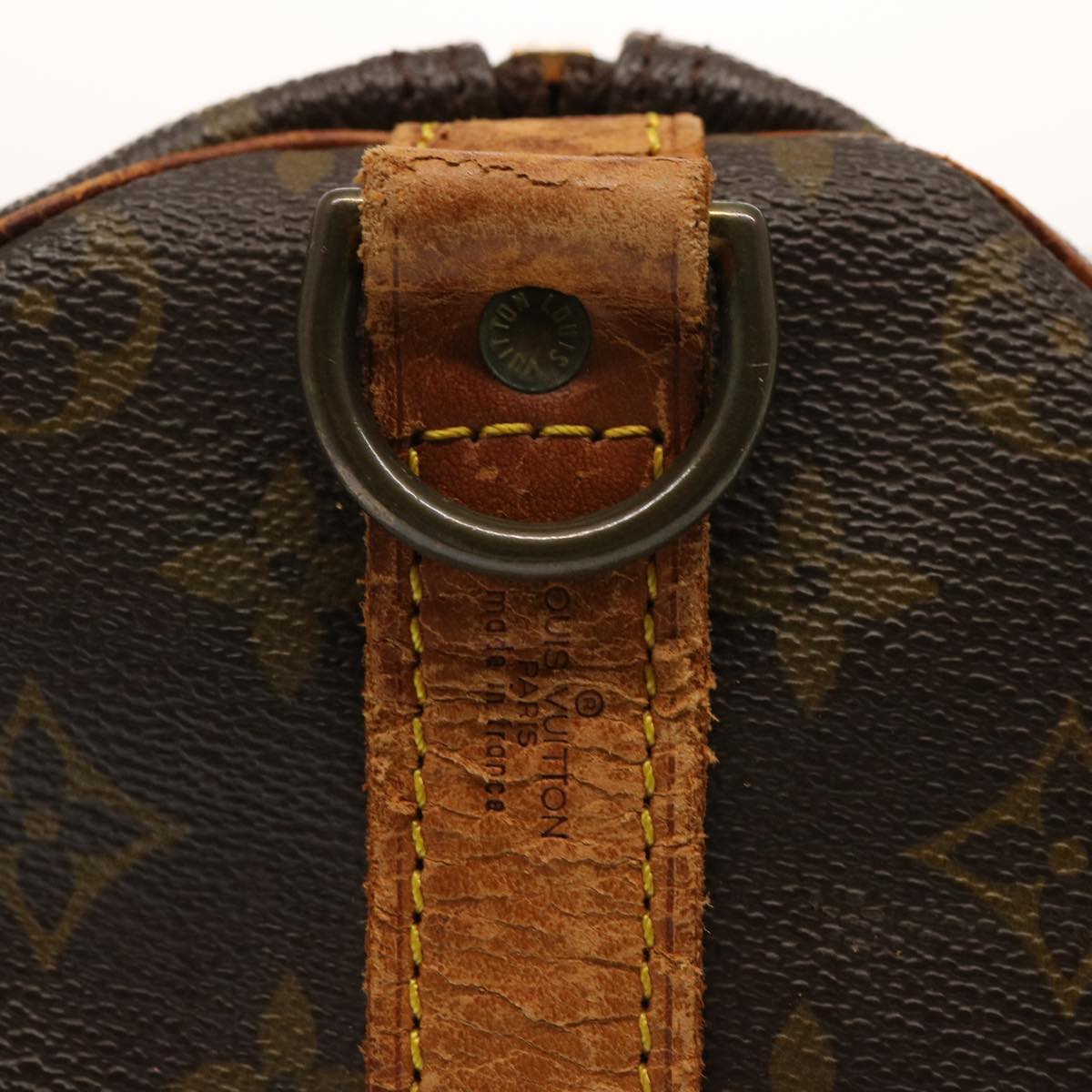LOUIS VUITTON Monogram Keepall Bandouliere 50 Boston Bag M41416 LV 75489