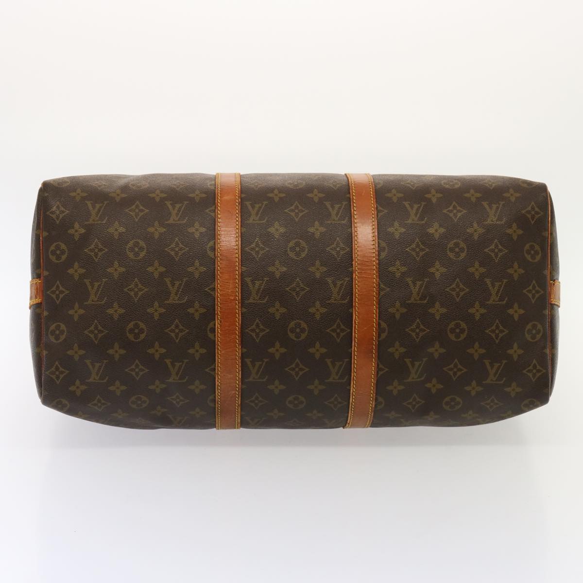 LOUIS VUITTON Monogram Keepall Bandouliere 50 Boston Bag M41416 LV 75489