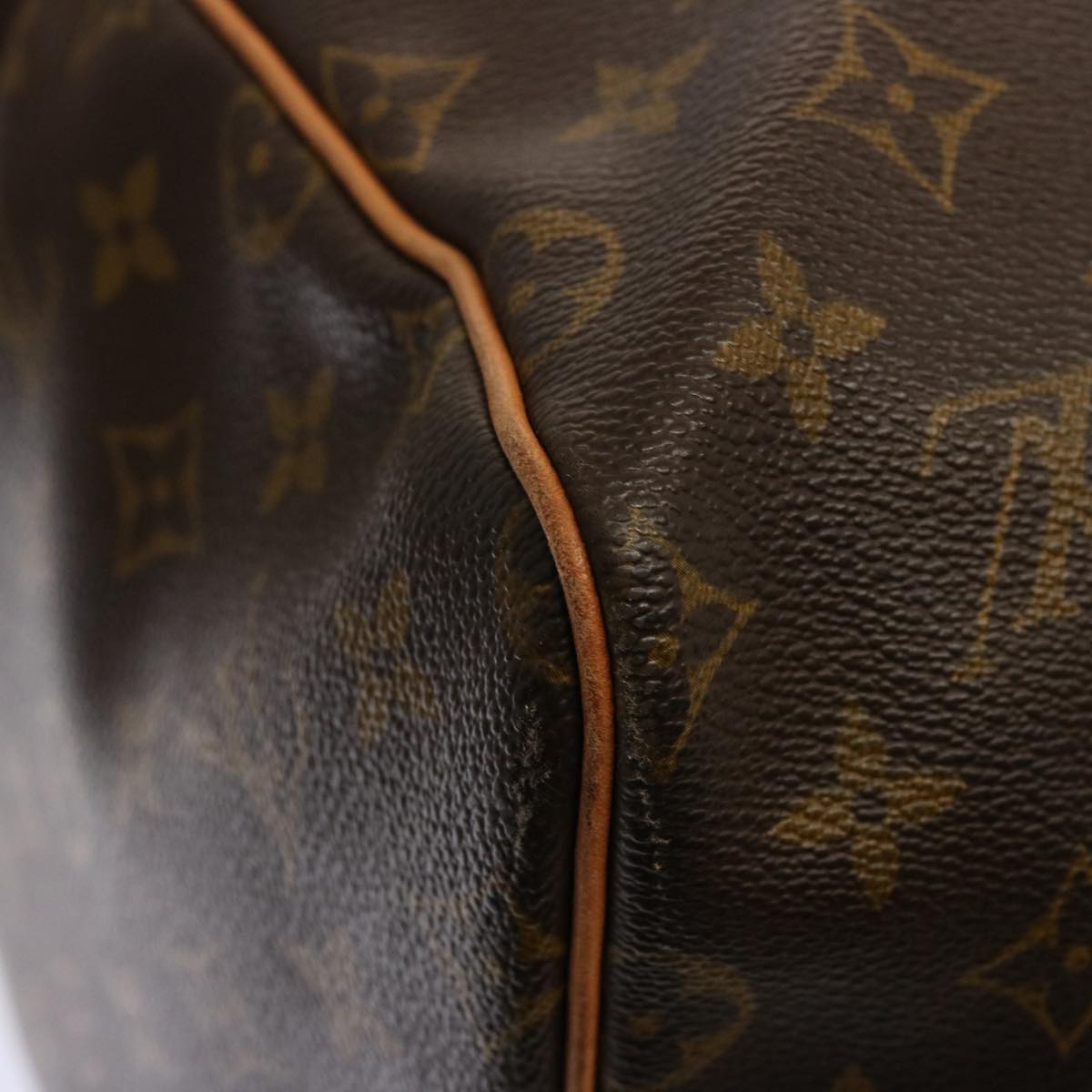 LOUIS VUITTON Monogram Keepall 55 Boston Bag M41424 LV 75490