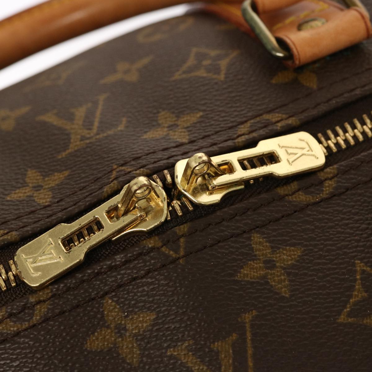 LOUIS VUITTON Monogram Keepall 55 Boston Bag M41424 LV 75490