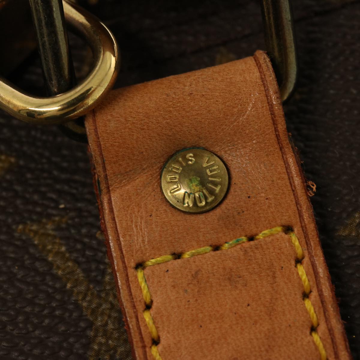 LOUIS VUITTON Monogram Keepall 55 Boston Bag M41424 LV 75490