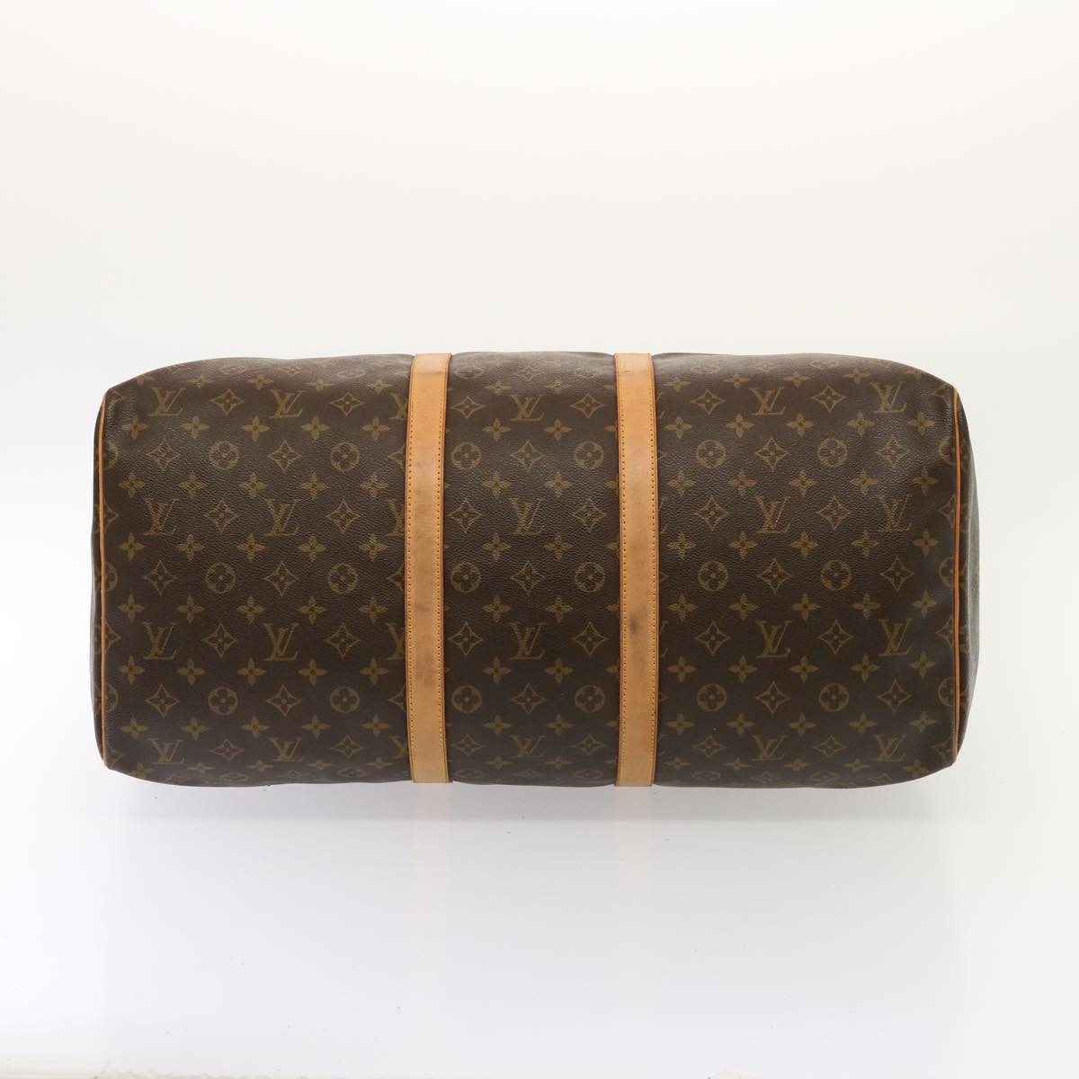 LOUIS VUITTON Monogram Keepall 55 Boston Bag M41424 LV 75490