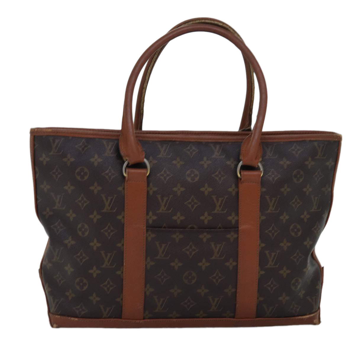 LOUIS VUITTON Monogram Sac Weekend PM Tote Bag M42425 LV 75494