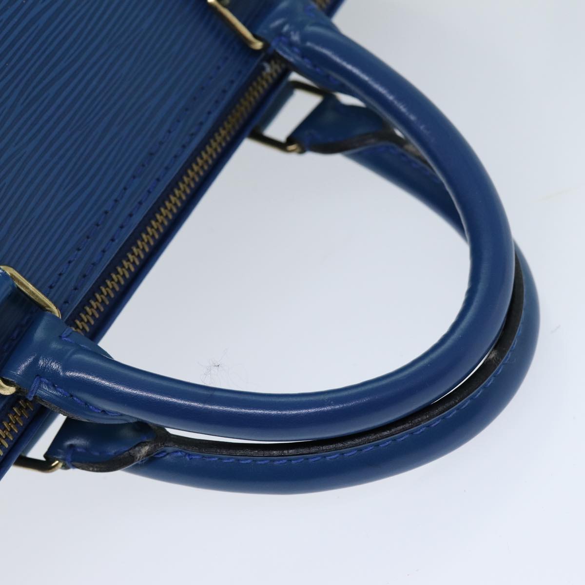 LOUIS VUITTON Epi Speedy 30 Hand Bag Toledo Blue M43005 LV 75498