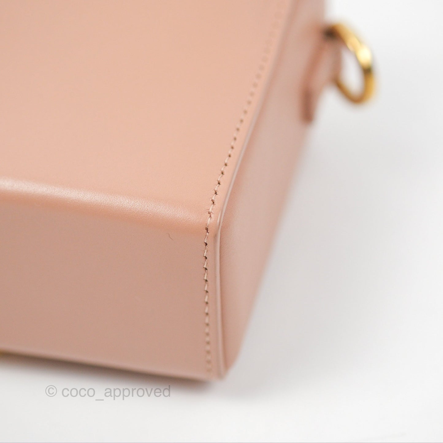 Christian Dior 30 Montaigne Rose Des Vents Calfskin Box Bag