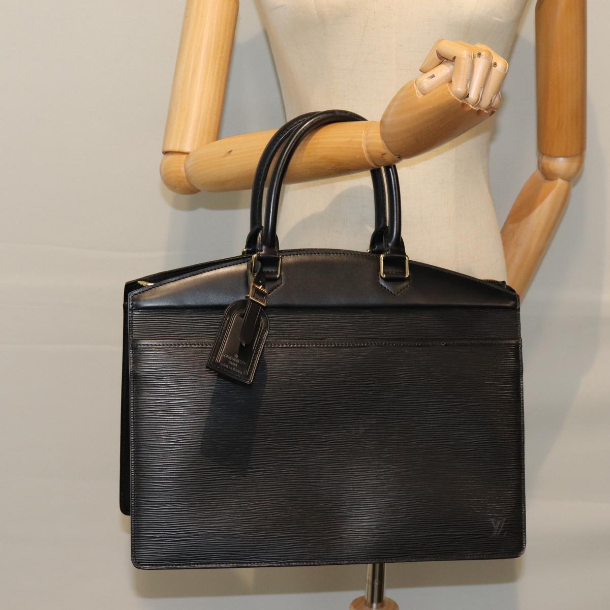 LOUIS VUITTON Epi Riviera Hand Bag Noir Black M48182 LV 75500
