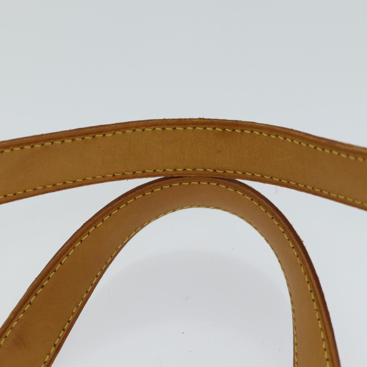 LOUIS VUITTON Monogram Vernis Sutton Boston Bag Beige M91139 LV 75504