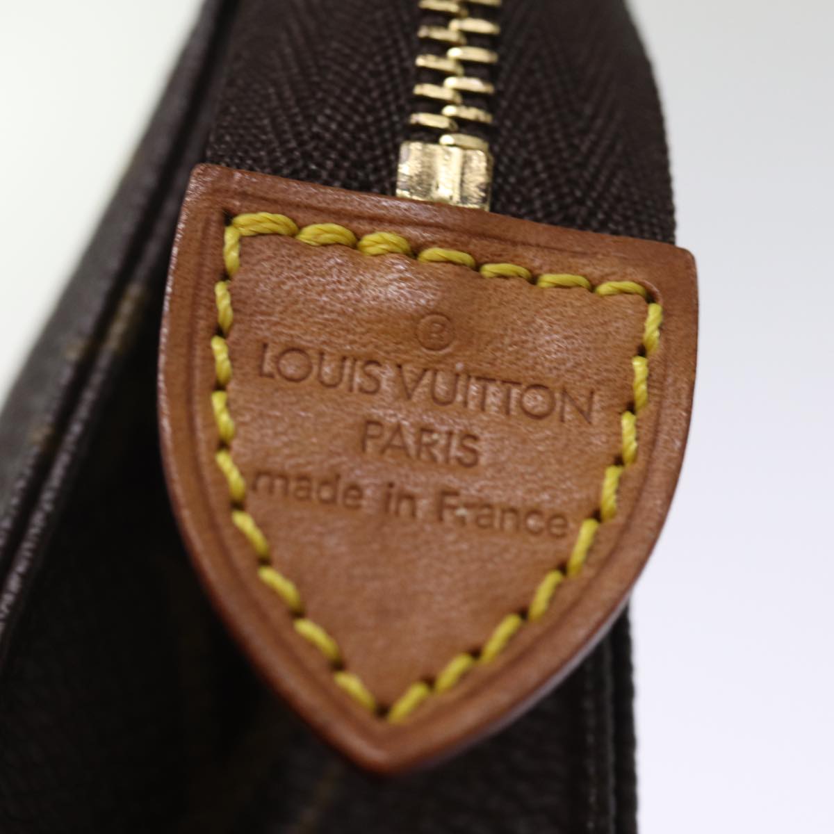 LOUIS VUITTON Monogram Poche Toilette 15 Pouch M47546 LV 75511