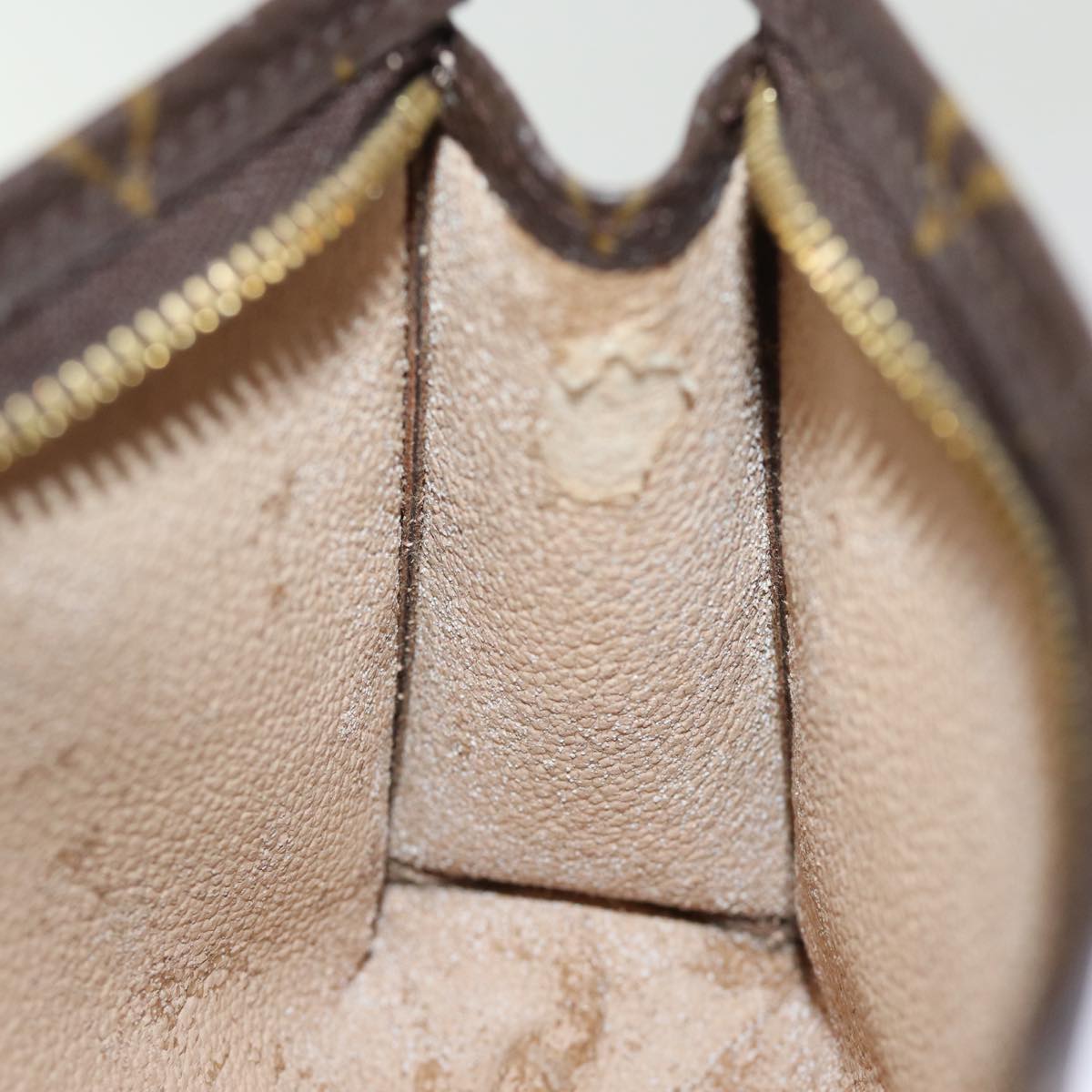LOUIS VUITTON Monogram Poche Toilette 15 Pouch M47546 LV 75511