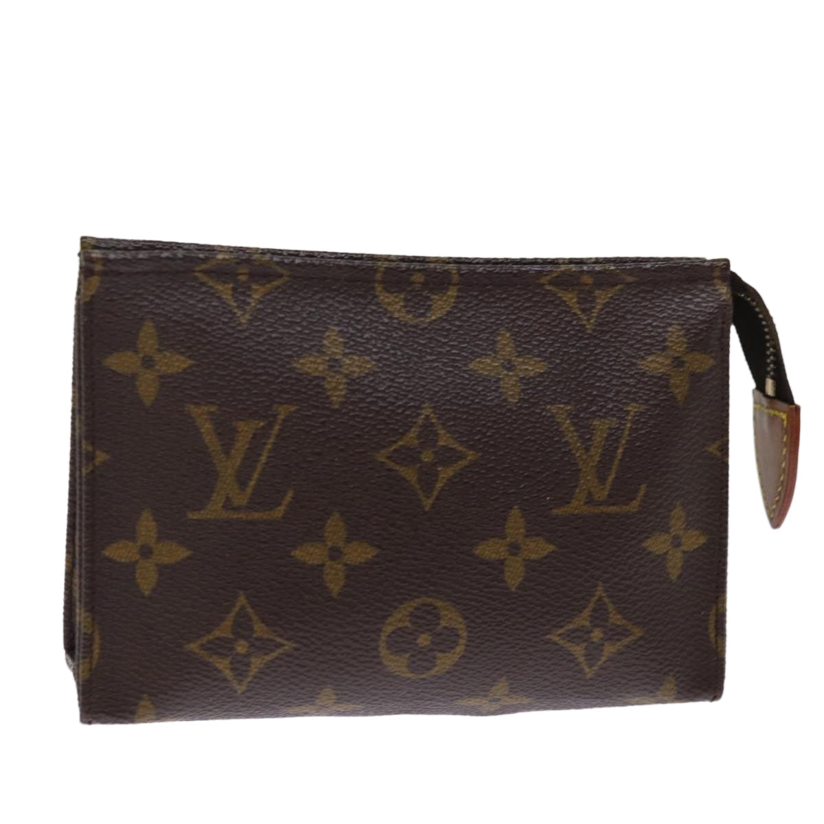 LOUIS VUITTON Monogram Poche Toilette 15 Pouch M47546 LV 75511