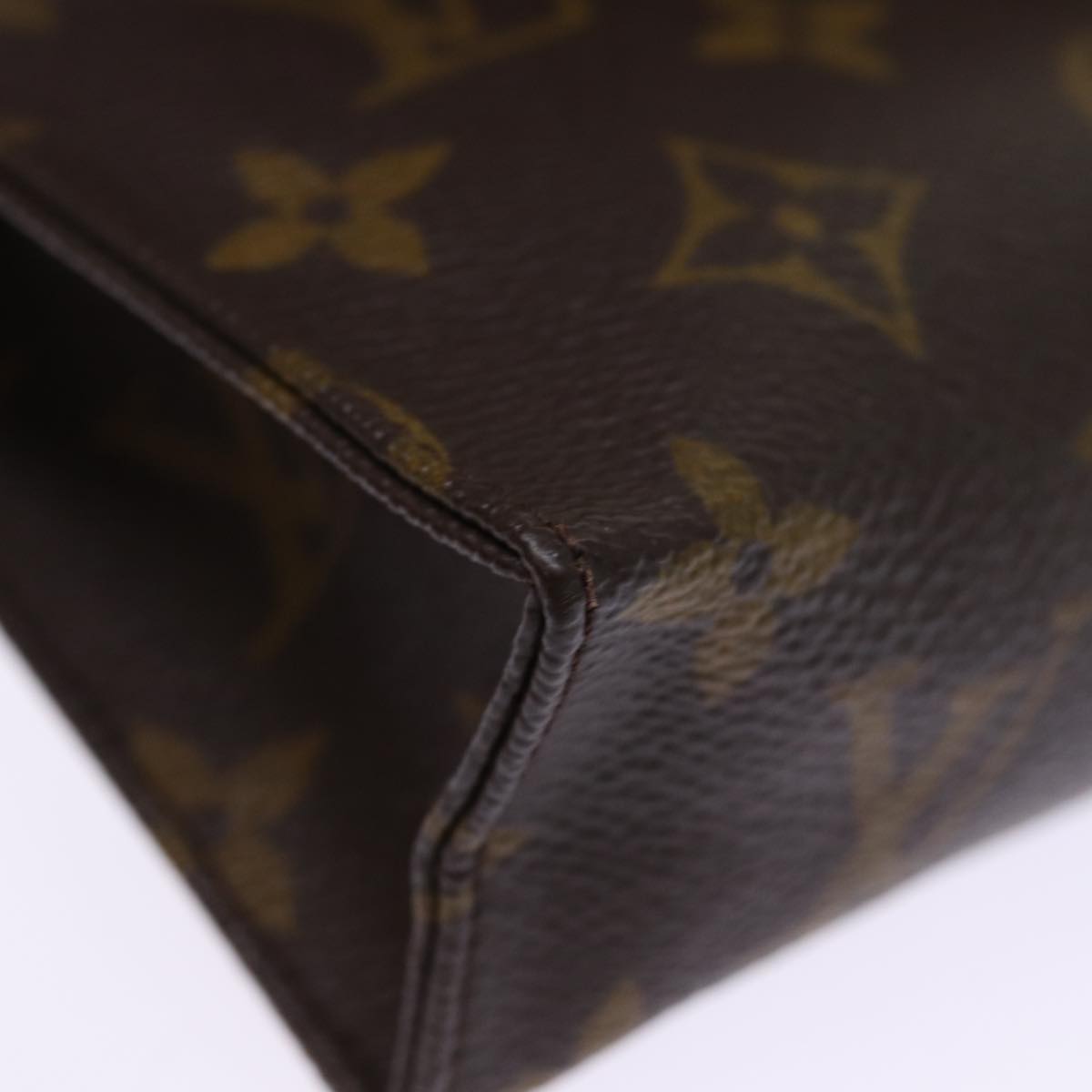 LOUIS VUITTON Monogram Poche Toilette 15 Pouch M47546 LV 75511