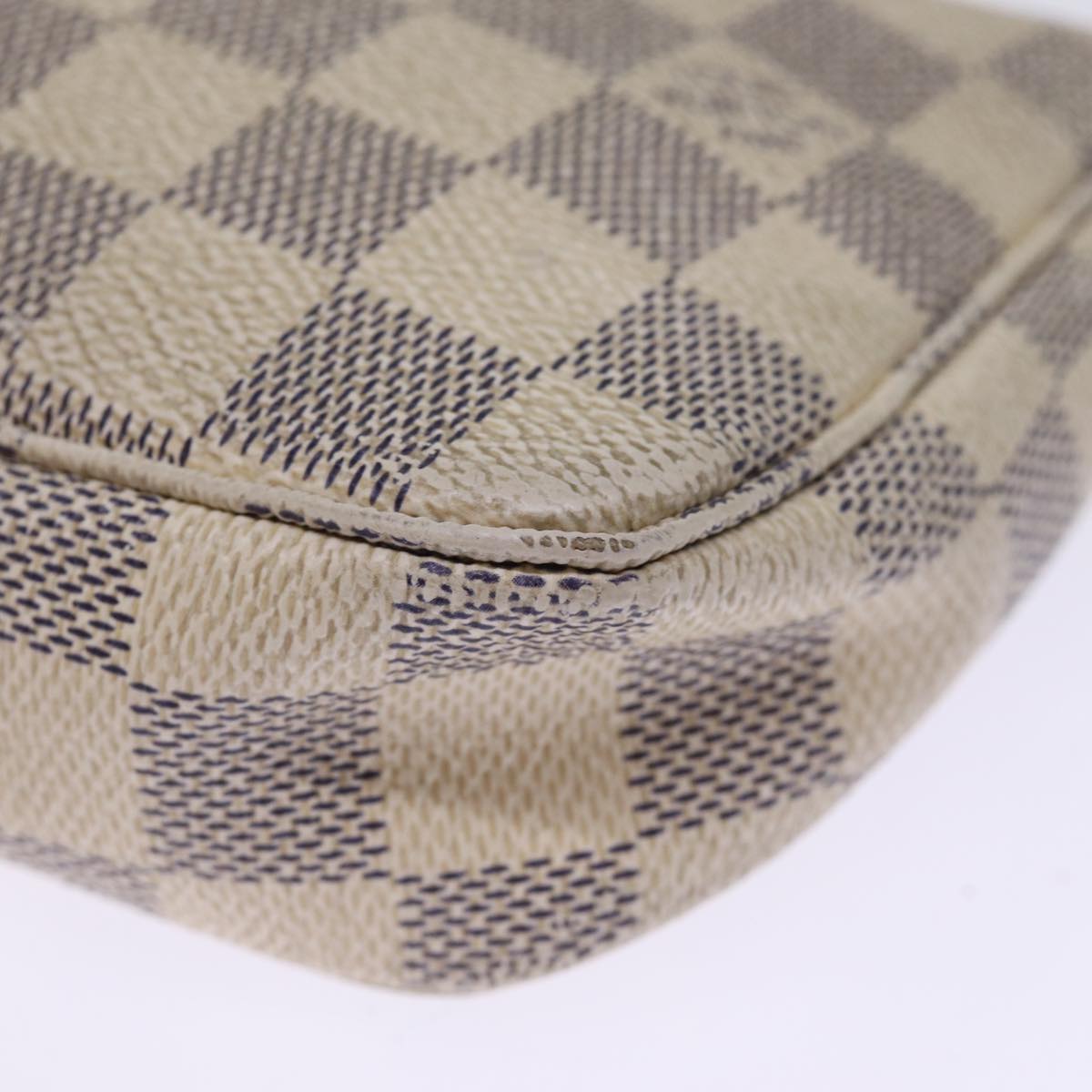 LOUIS VUITTON Damier Azur Pochette Accessoires Pouch N51986 LV 75513