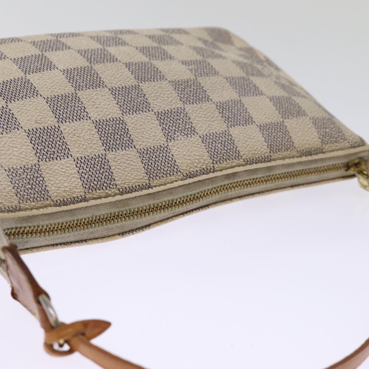 LOUIS VUITTON Damier Azur Pochette Accessoires Pouch N51986 LV 75513