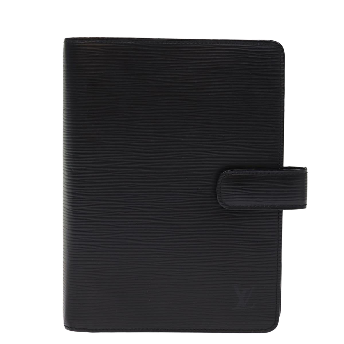 LOUIS VUITTON Epi Agenda MM Day Planner Cover Black R20042 LV 75520