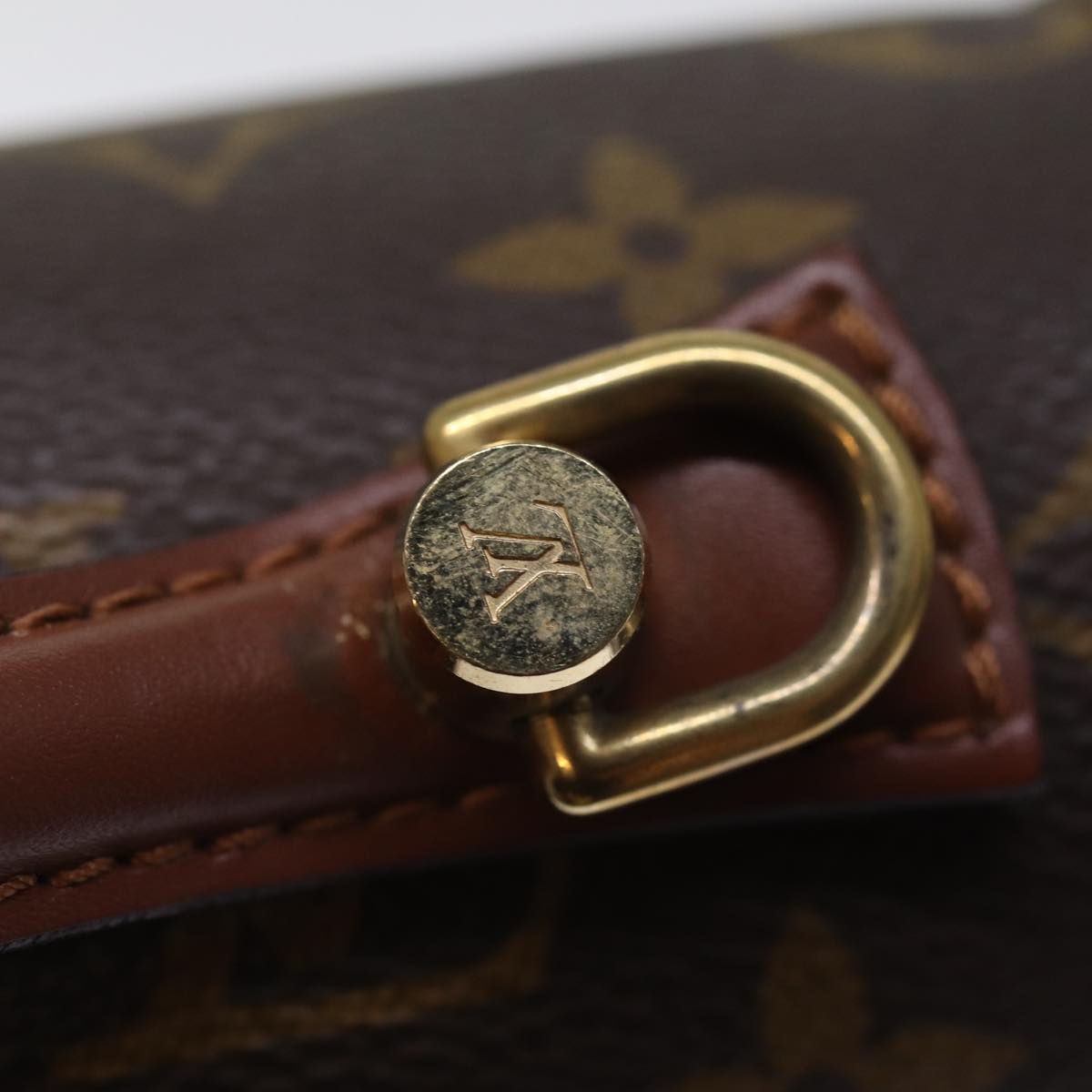 LOUIS VUITTON Monogram Monceau 28 Hand Bag 2way M51185 LV 75522