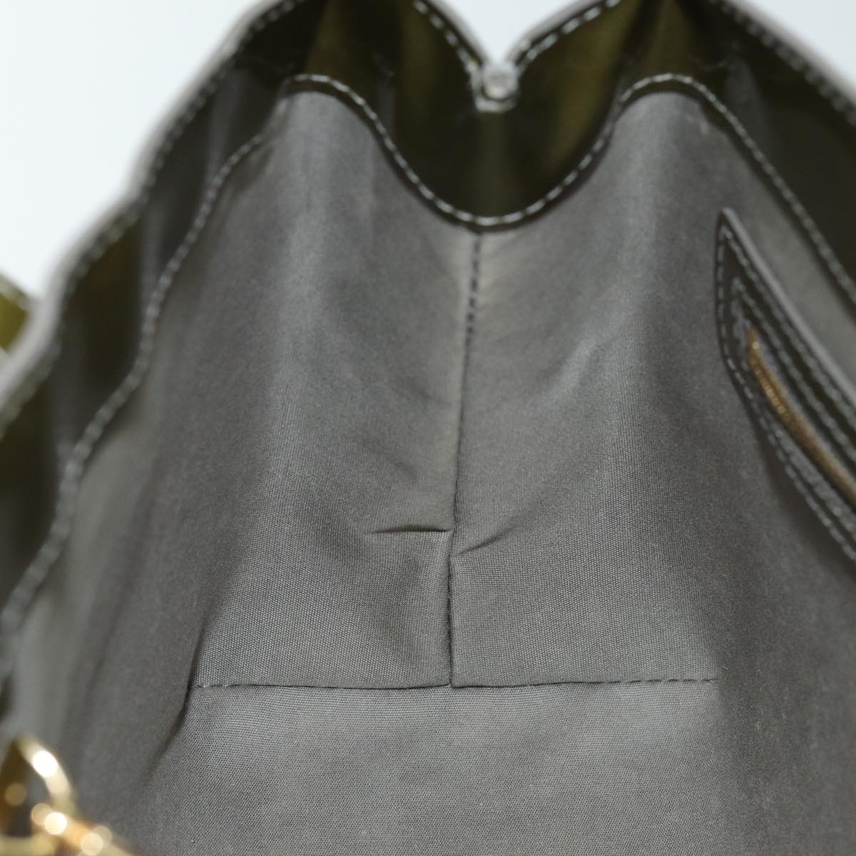 LOUIS VUITTON Monogram Vernis Wilshire PM Bag Gris Art Deco M91627 LV 75527