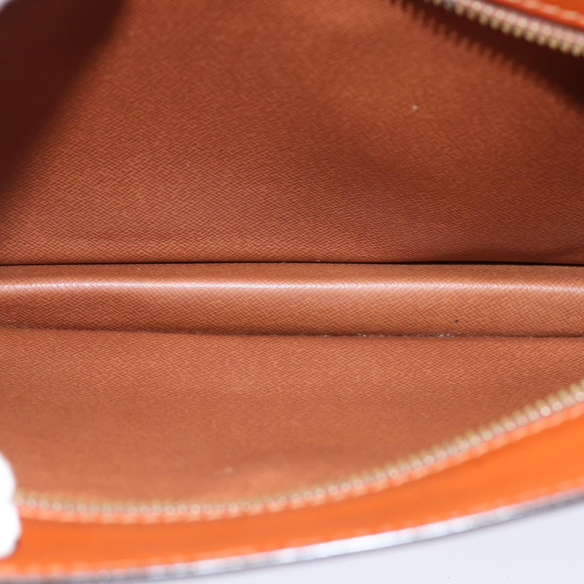 LOUIS VUITTON Epi Angian Clutch Bag Brown M52113 LV 75528