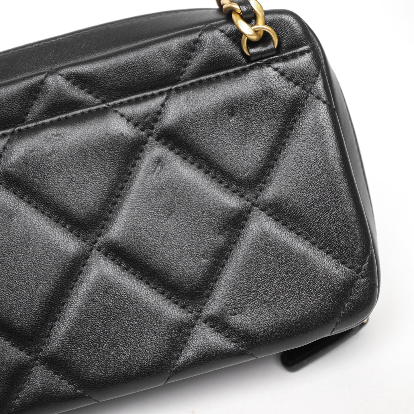 Chanel 19 Camera Bag Black Lambskin Mixed Hardware
