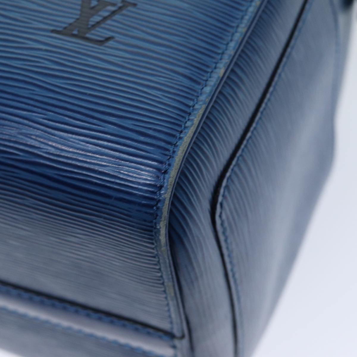 LOUIS VUITTON Epi Speedy 30 Hand Bag Toledo Blue M43005 LV 75545