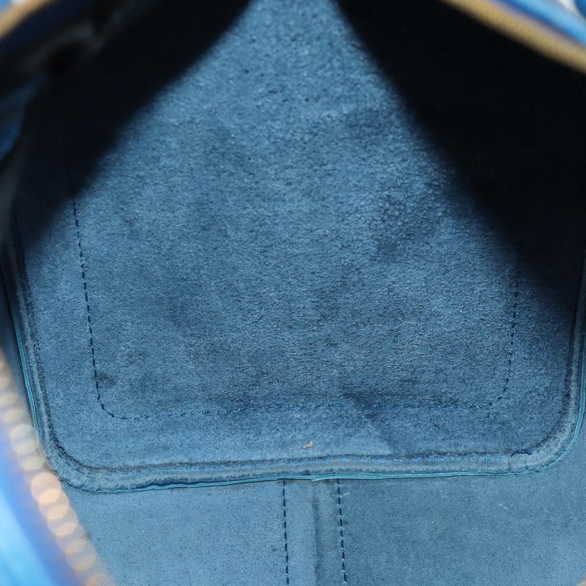 LOUIS VUITTON Epi Speedy 30 Hand Bag Toledo Blue M43005 LV 75545