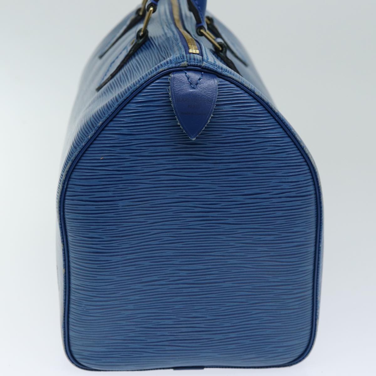 LOUIS VUITTON Epi Speedy 30 Hand Bag Toledo Blue M43005 LV 75545