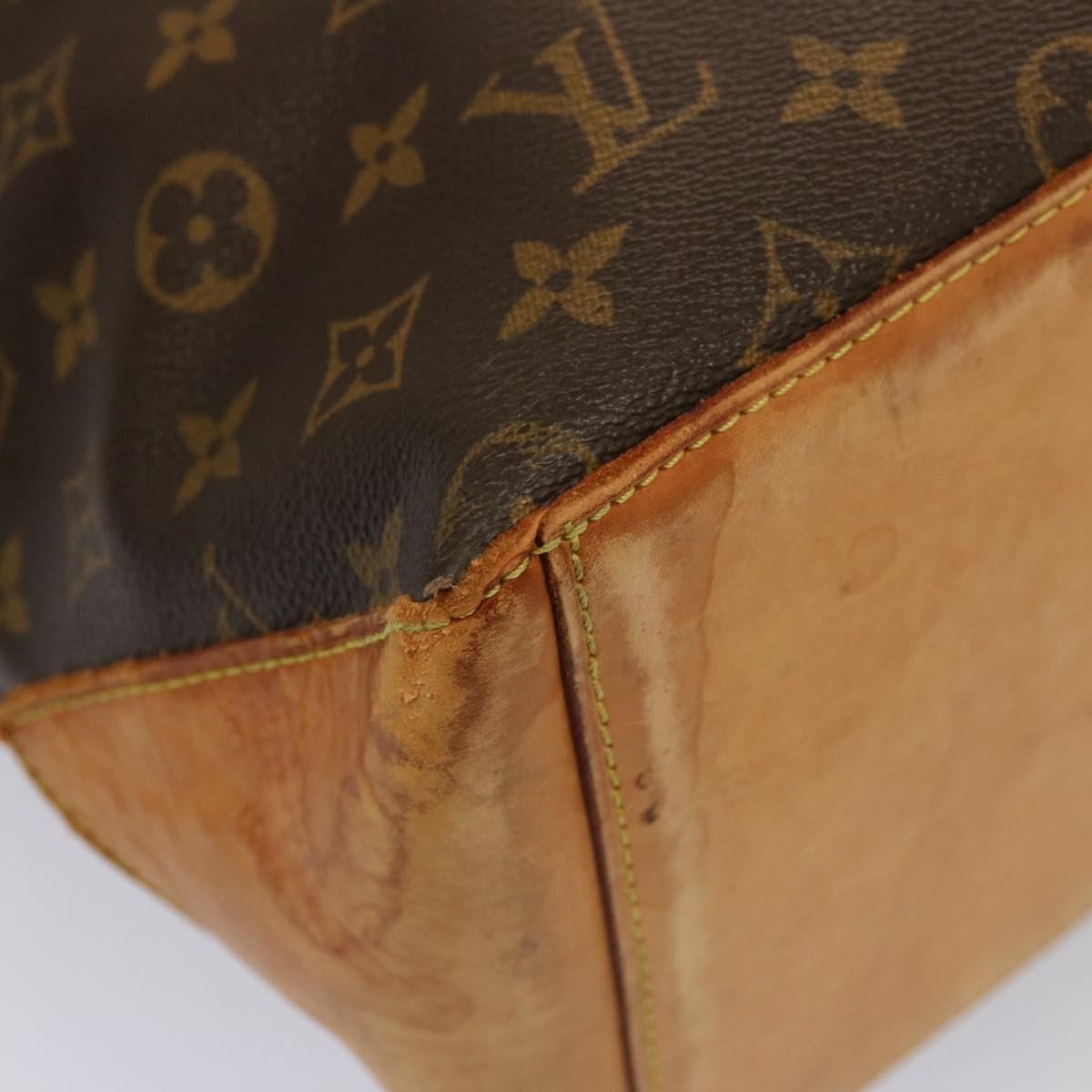 LOUIS VUITTON Monogram Cabas Mezzo Tote Bag M51151 LV 75546