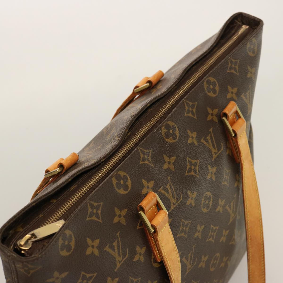 LOUIS VUITTON Monogram Cabas Mezzo Tote Bag M51151 LV 75546