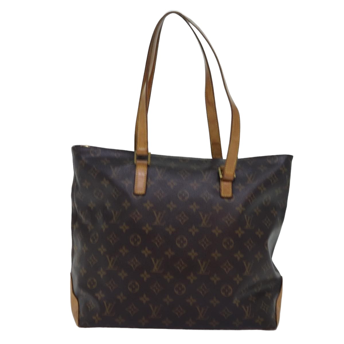 LOUIS VUITTON Monogram Cabas Mezzo Tote Bag M51151 LV 75547