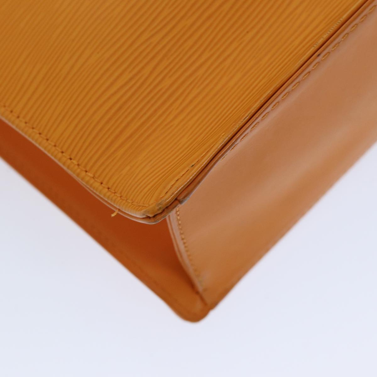 LOUIS VUITTON Epi Sac Plat Hand Bag Orange Mandarin M5274H LV 75550