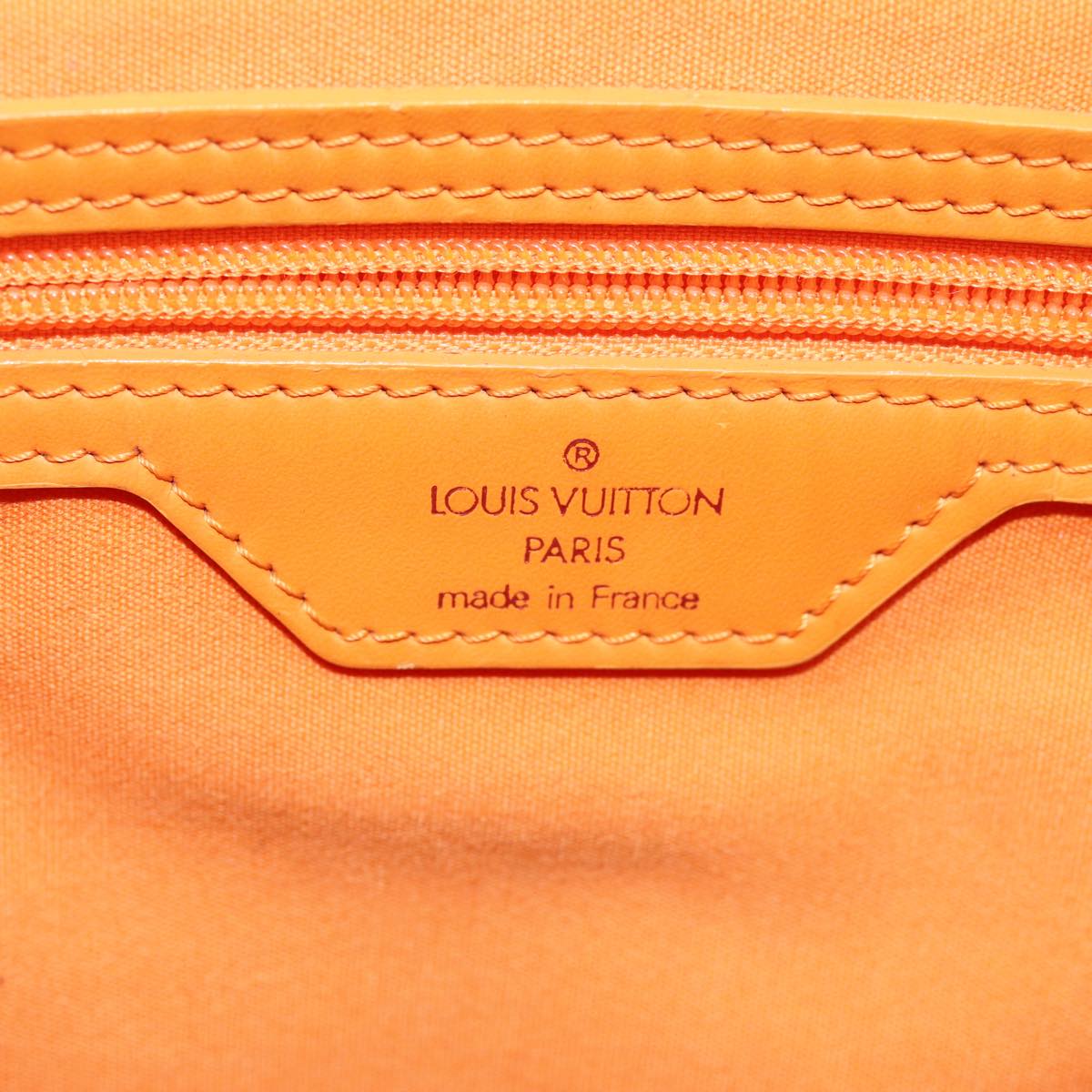 LOUIS VUITTON Epi Sac Plat Hand Bag Orange Mandarin M5274H LV 75550