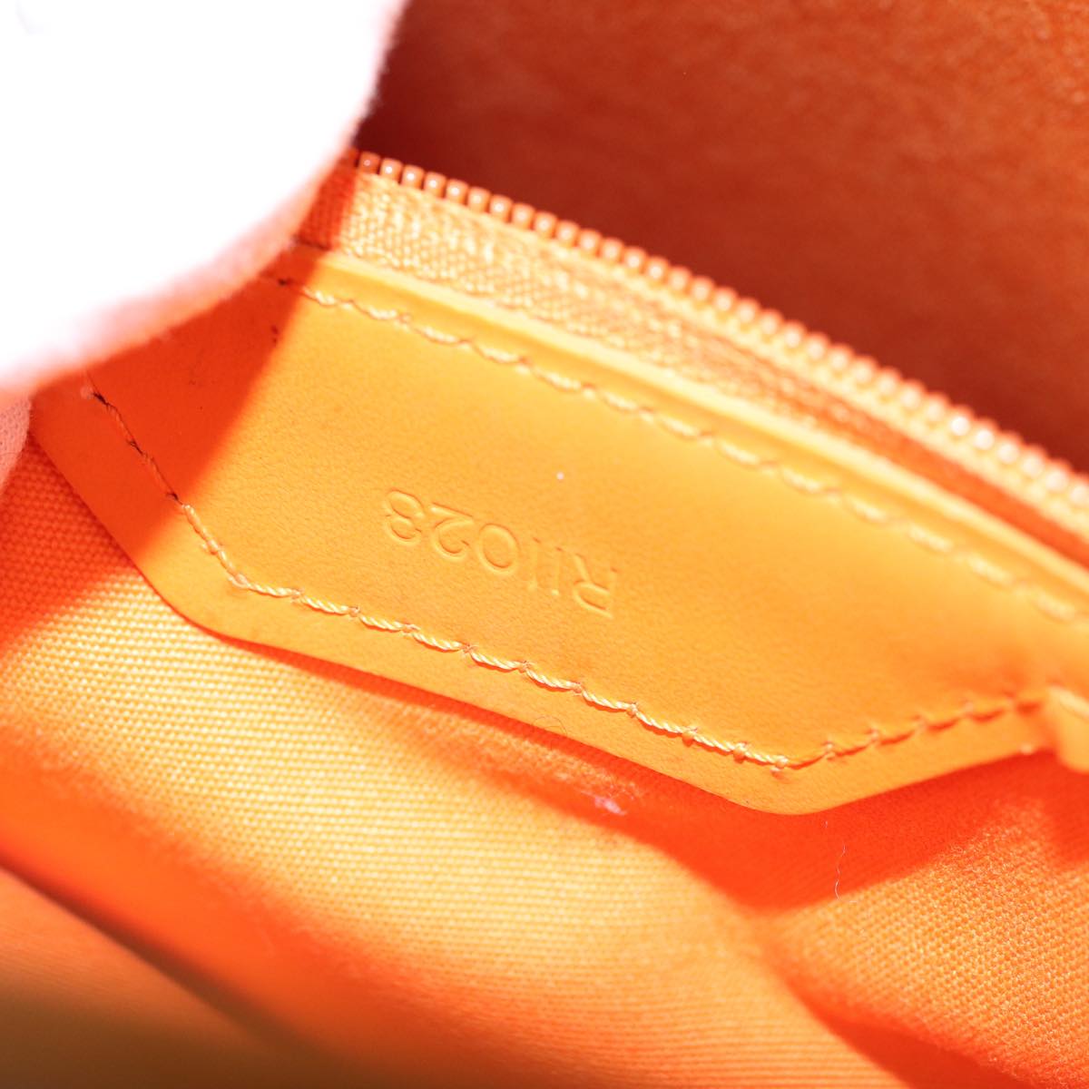 LOUIS VUITTON Epi Sac Plat Hand Bag Orange Mandarin M5274H LV 75550