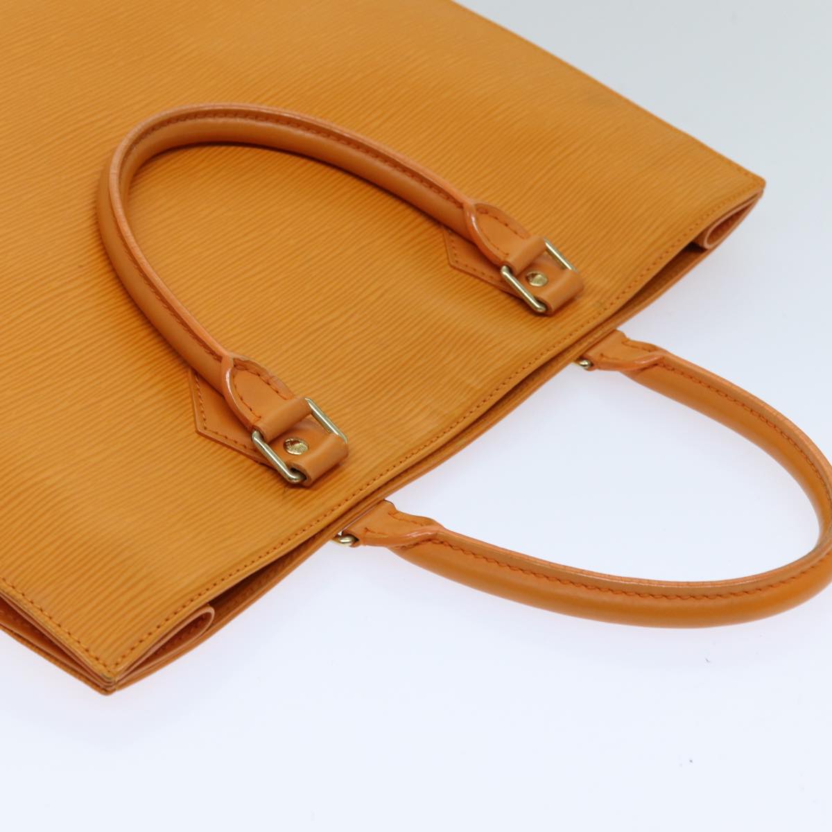 LOUIS VUITTON Epi Sac Plat Hand Bag Orange Mandarin M5274H LV 75550