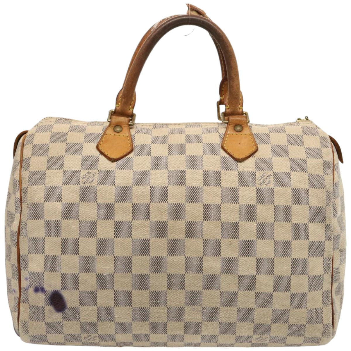 LOUIS VUITTON Damier Azur Speedy 30 Hand Bag N41533 LV 75554
