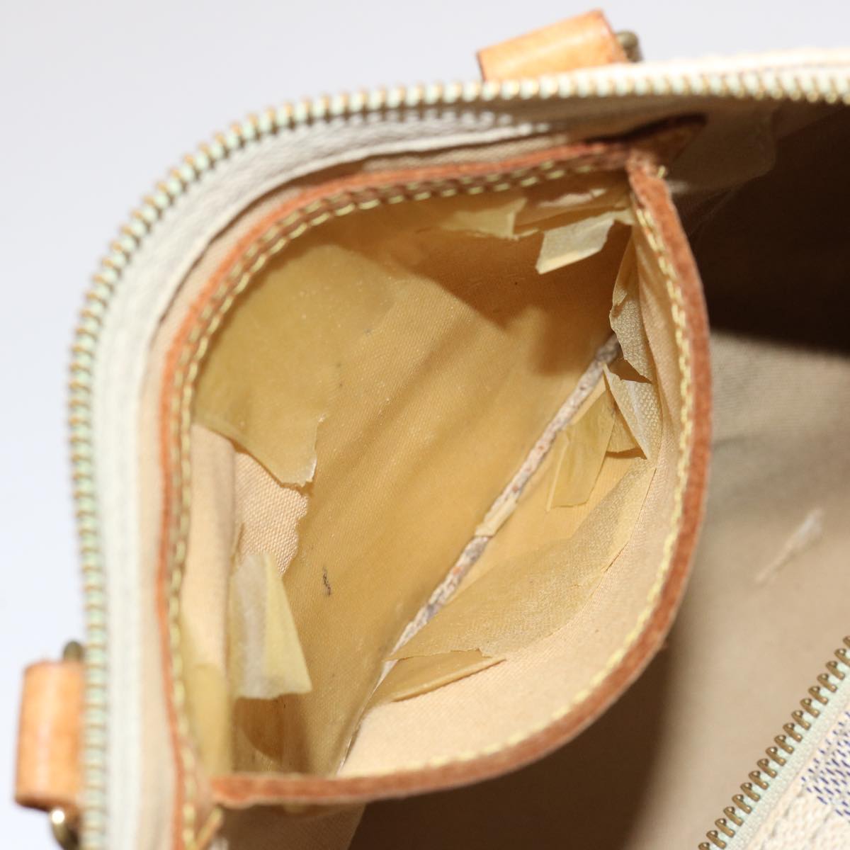 LOUIS VUITTON Damier Azur Speedy 30 Hand Bag N41533 LV 75554