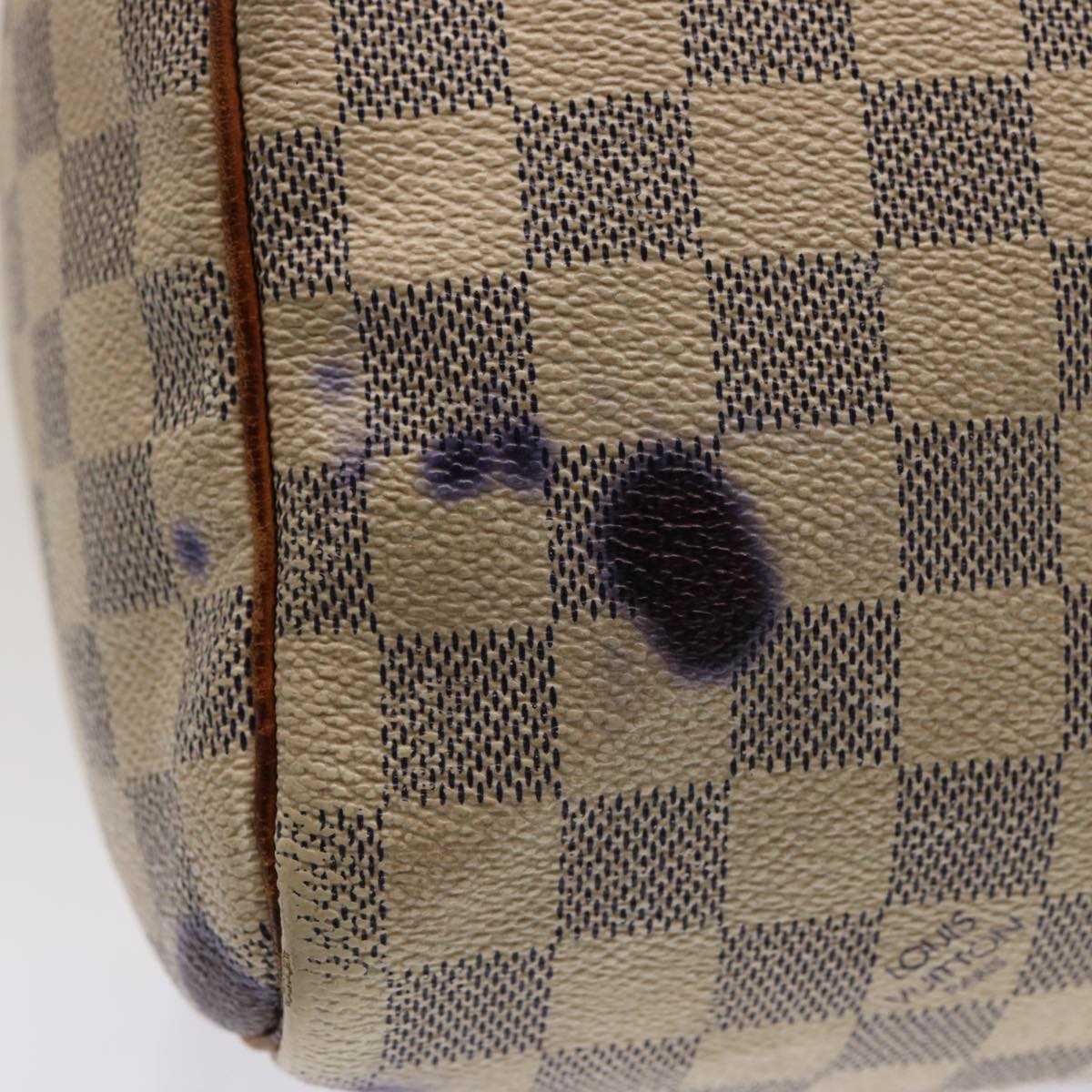 LOUIS VUITTON Damier Azur Speedy 30 Hand Bag N41533 LV 75554