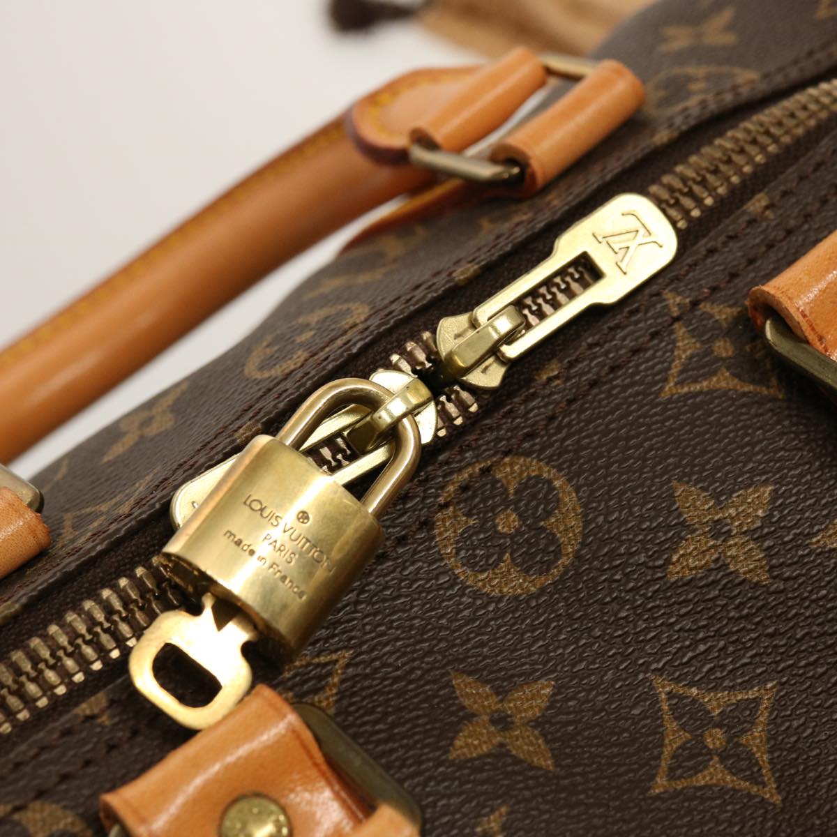 LOUIS VUITTON Monogram Keepall 45 Boston Bag M41428 LV 75557