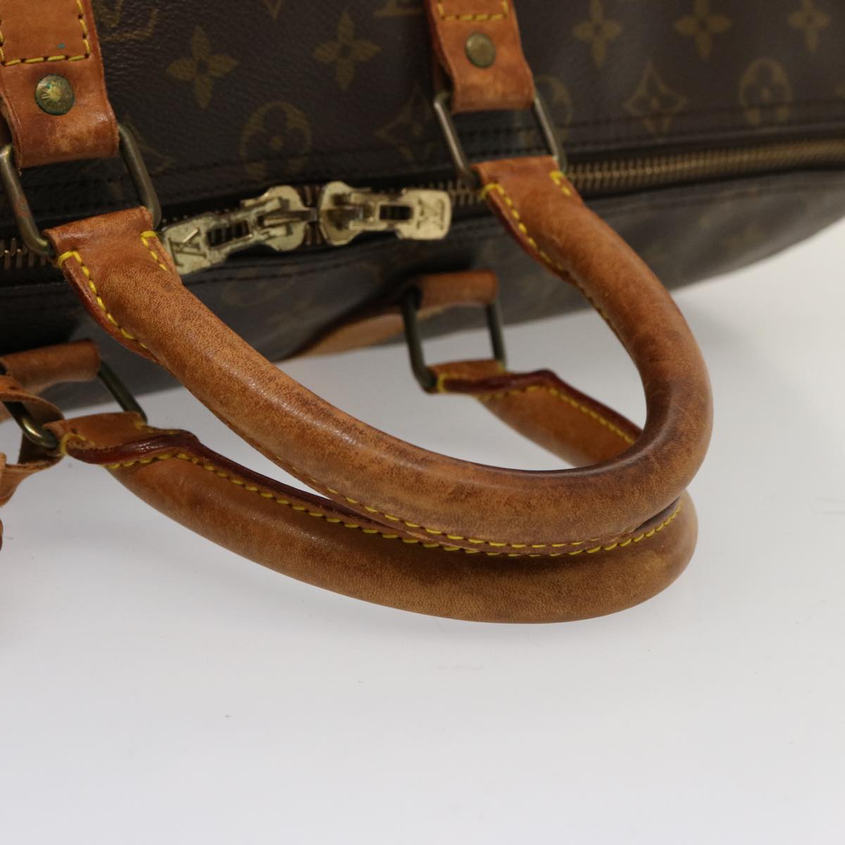 LOUIS VUITTON Monogram Keepall 45 Boston Bag M41428 LV 75558
